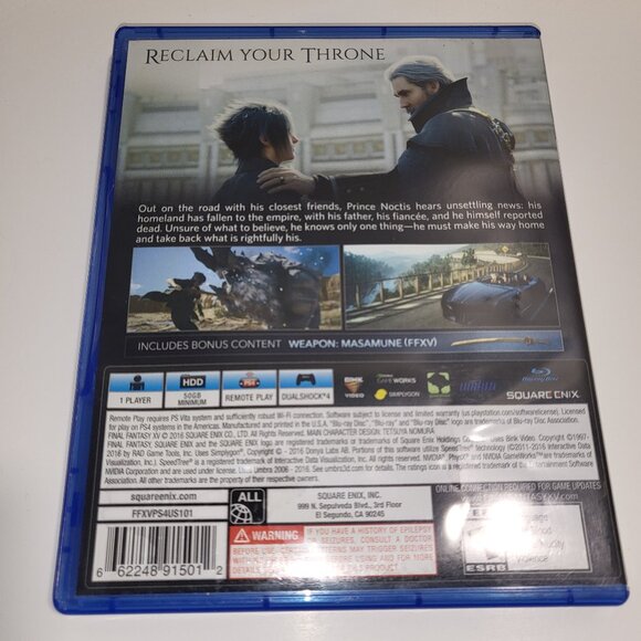 Final Fantasy XV Day One Edition (Sony PlayStation 4, PS4) - Picture 4 of 4